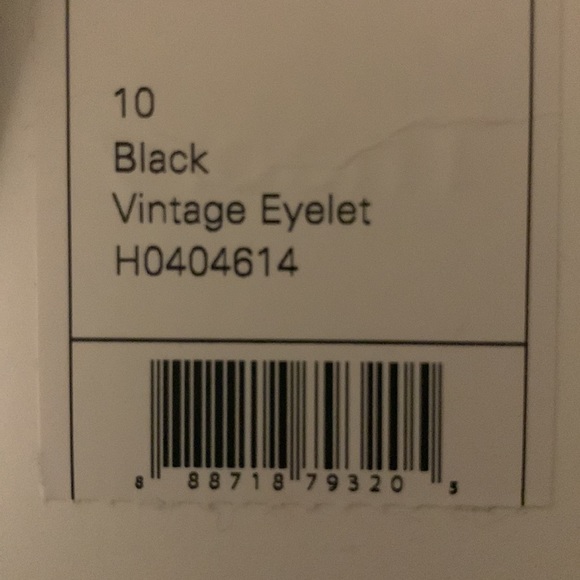 Theory Kalsingas Vintage Eyelet Cotton dress and slip, black, size 10, new - Picture 5 of 5